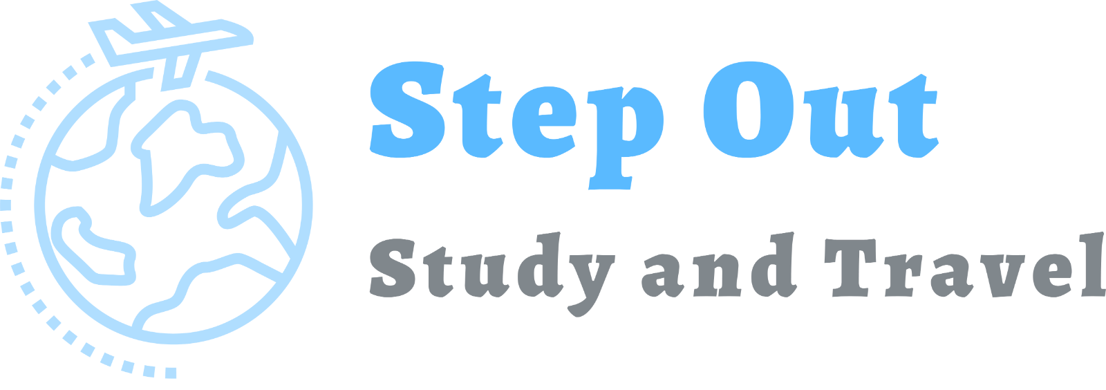 โลโก้ Step Out Study and Travel